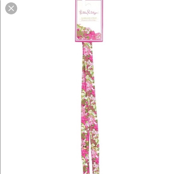 Lilly Pulitzer Accessories - Lilly Pulitzer Sunglass Straps Beach Rose Print